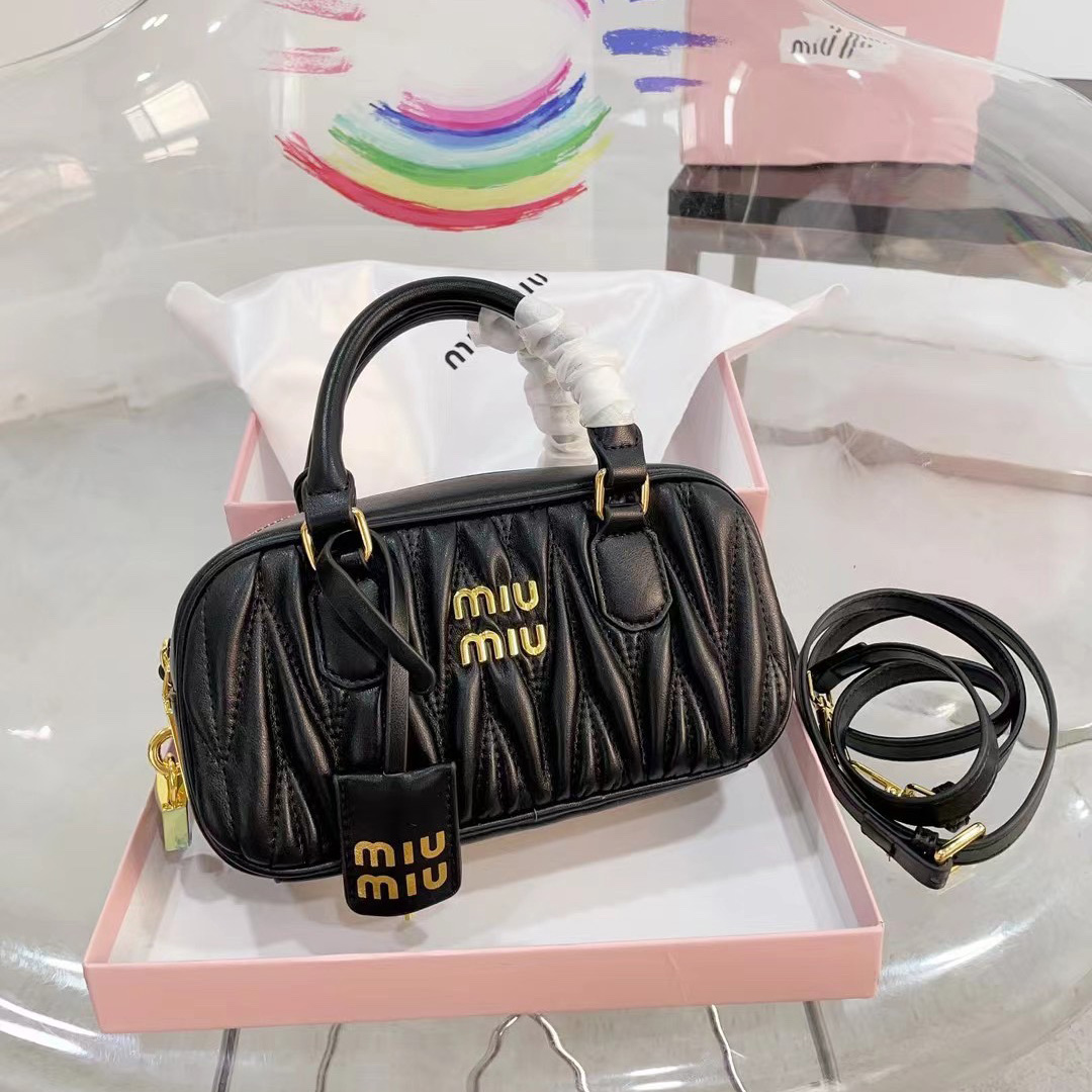 miumiu Bowling hand-held crossbody bag