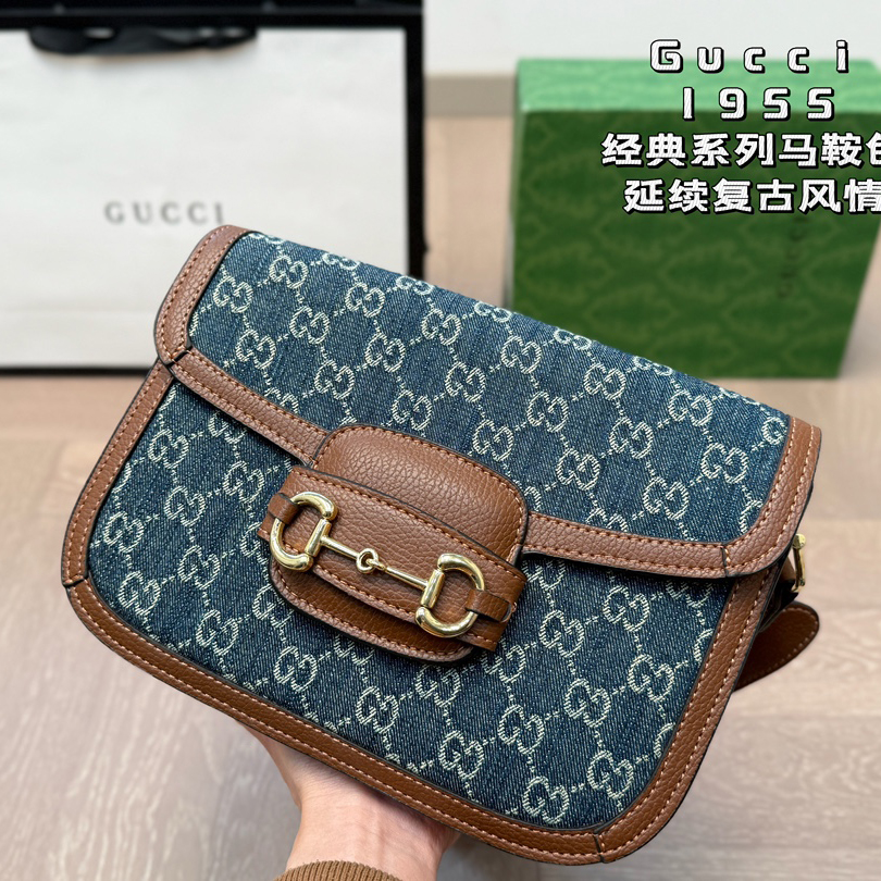 Gucci 1955 saddle shoulder bag