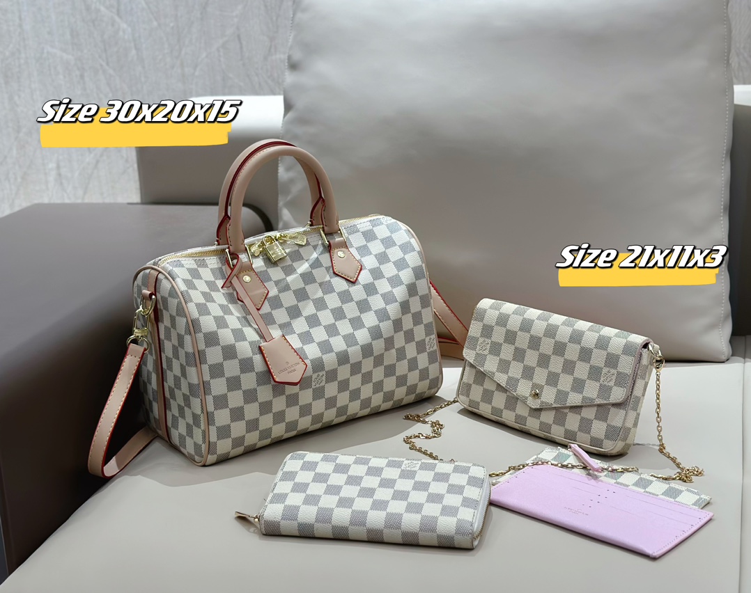 LV Speedy three piece combination set