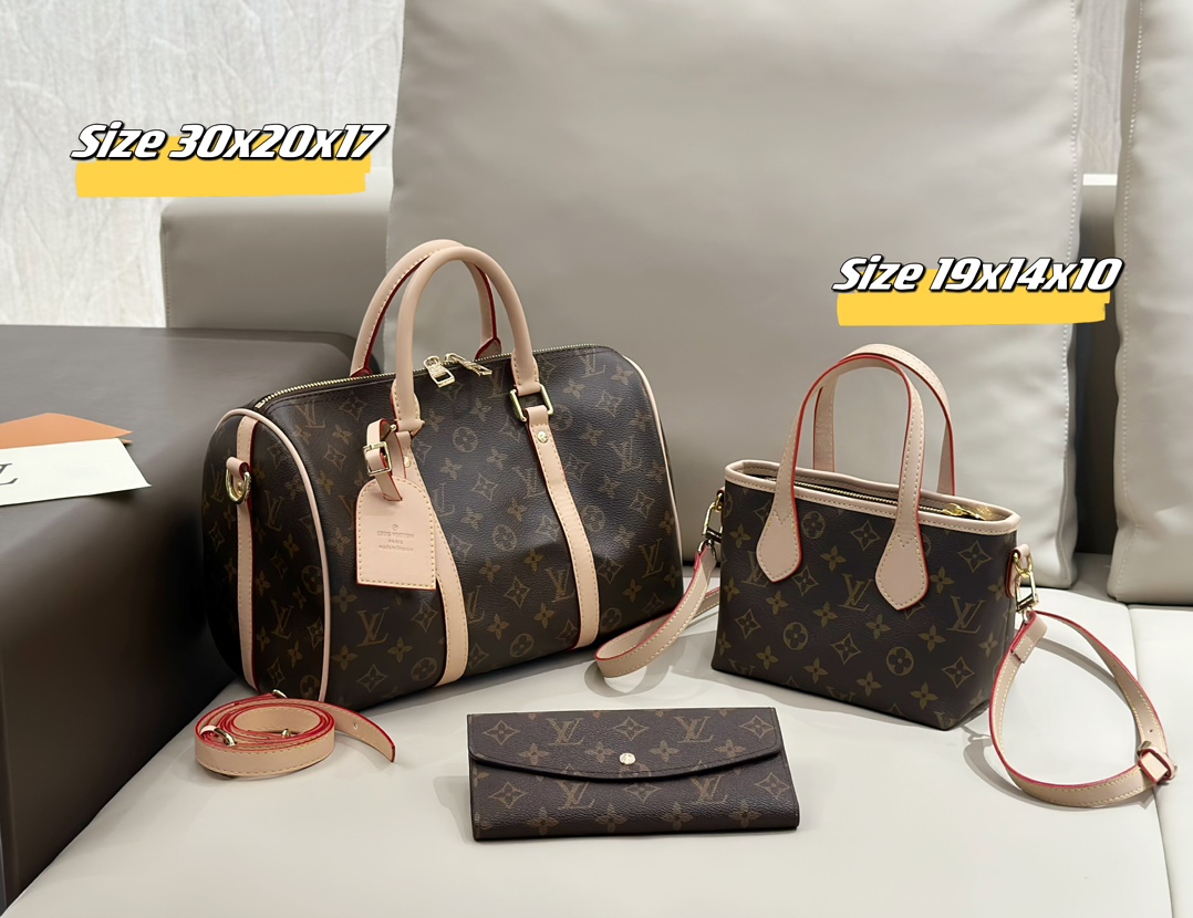 LV Speedy three piece combination set