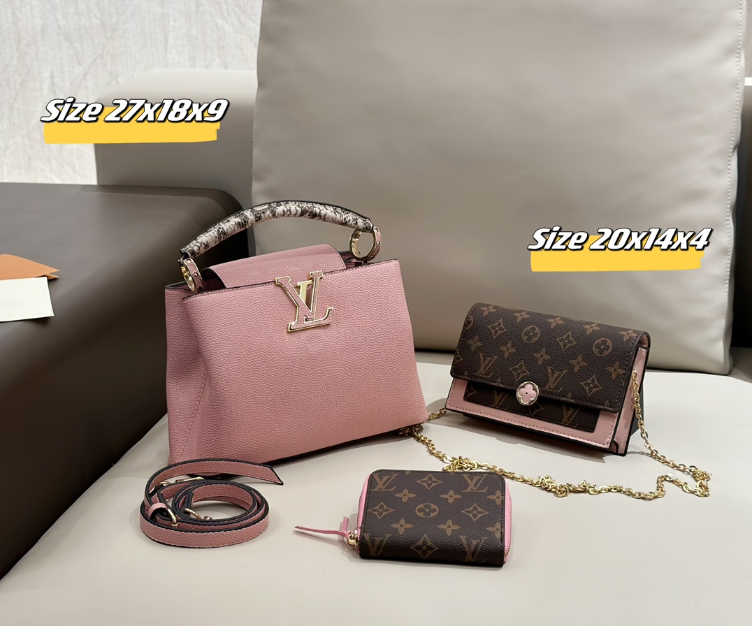 LV three piece combination set