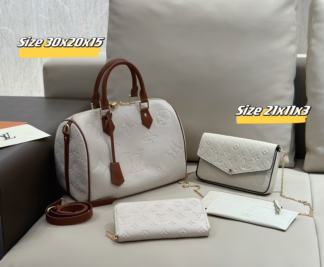 LV Speedy three piece combination set