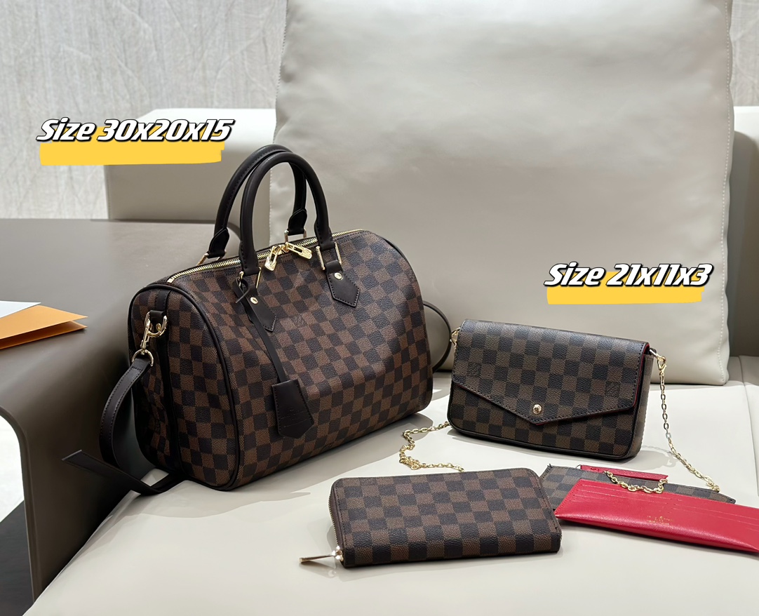 LV Speedy three piece combination set