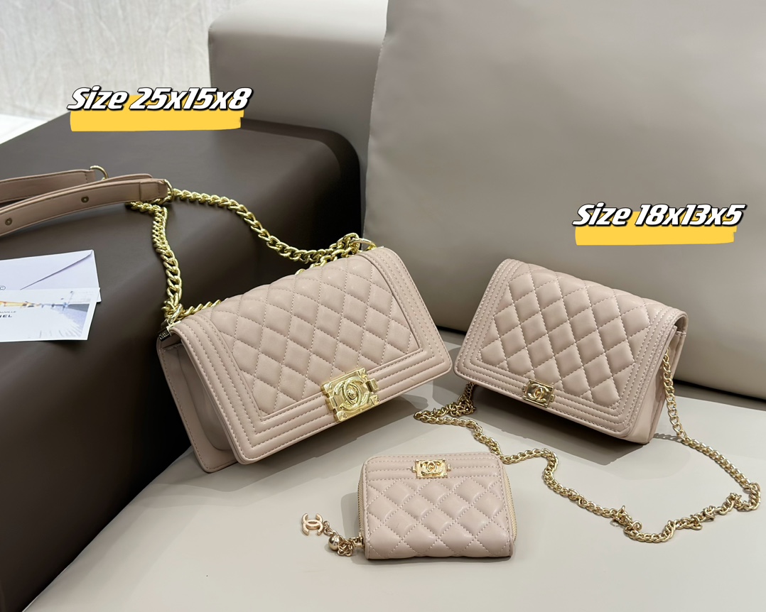 Chanel three piece combination set