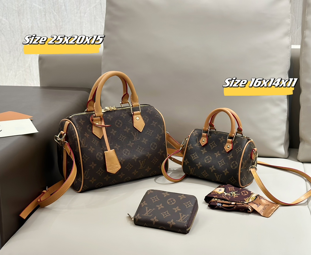 LV Speedy three piece combination set