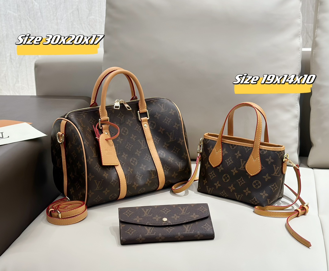 LV Speedy three piece combination set