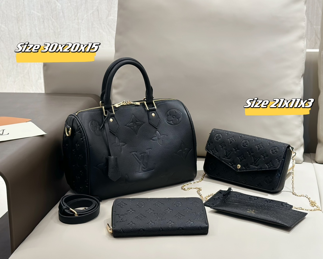 LV Speedy three piece combination set