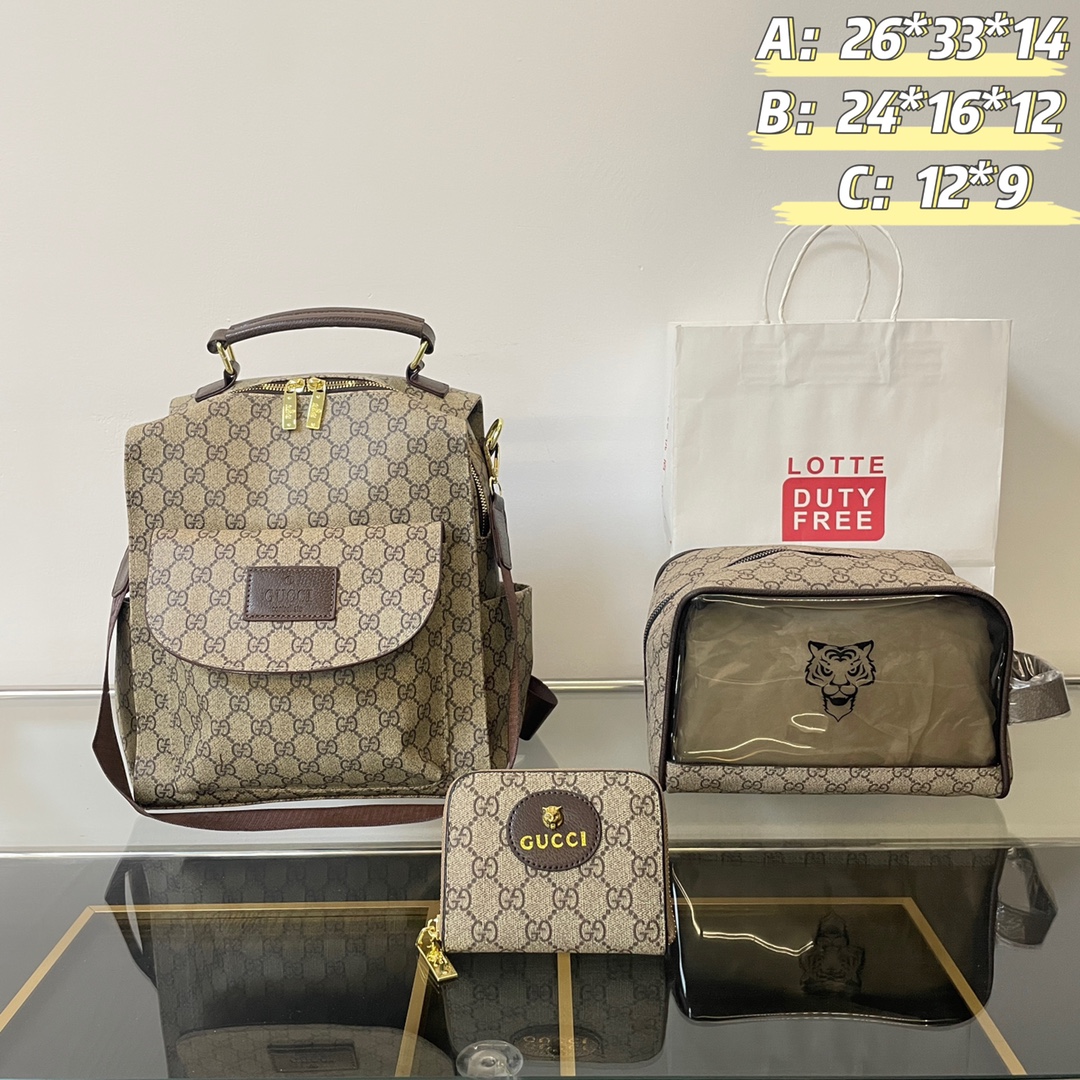 Gucci three piece combination set