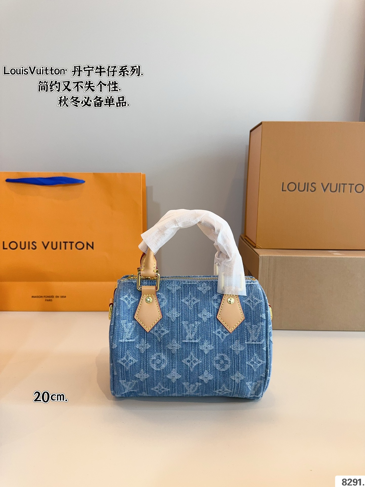 LV keepall Denim Denim Pillow