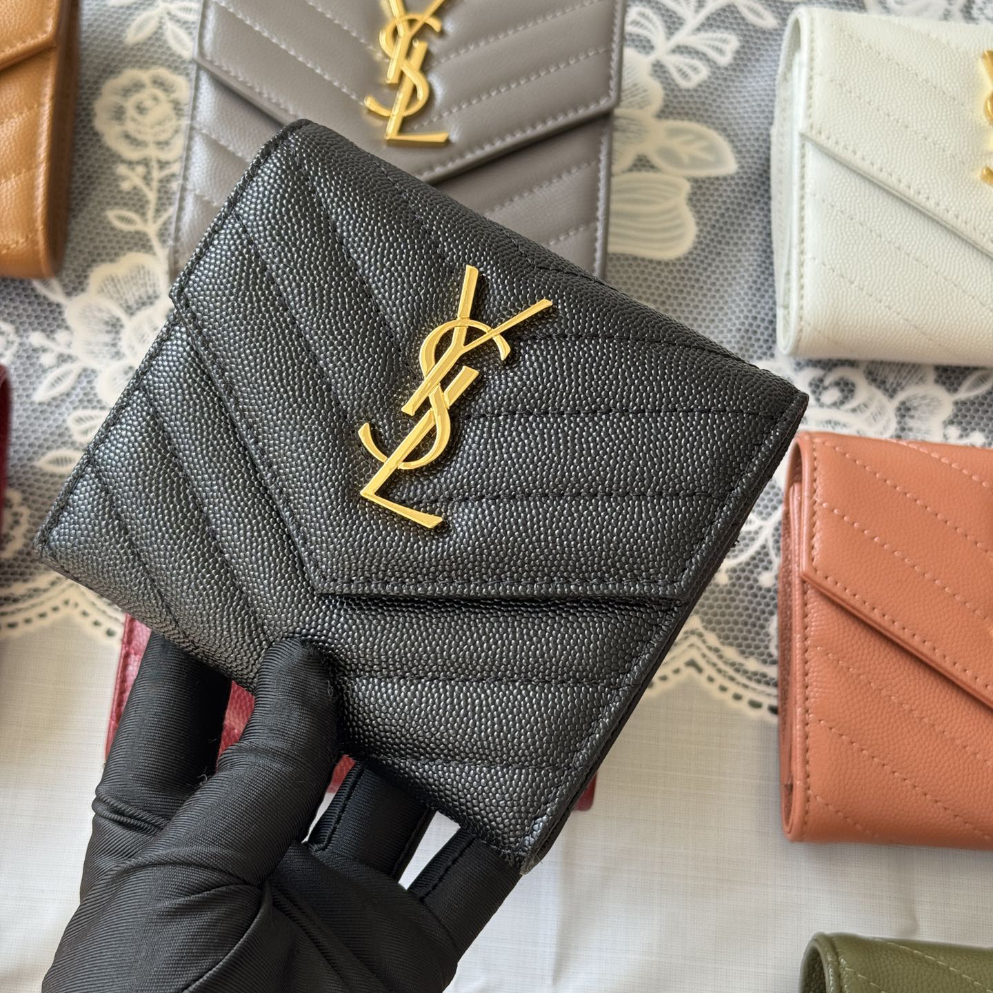 High-quality YSL wallet