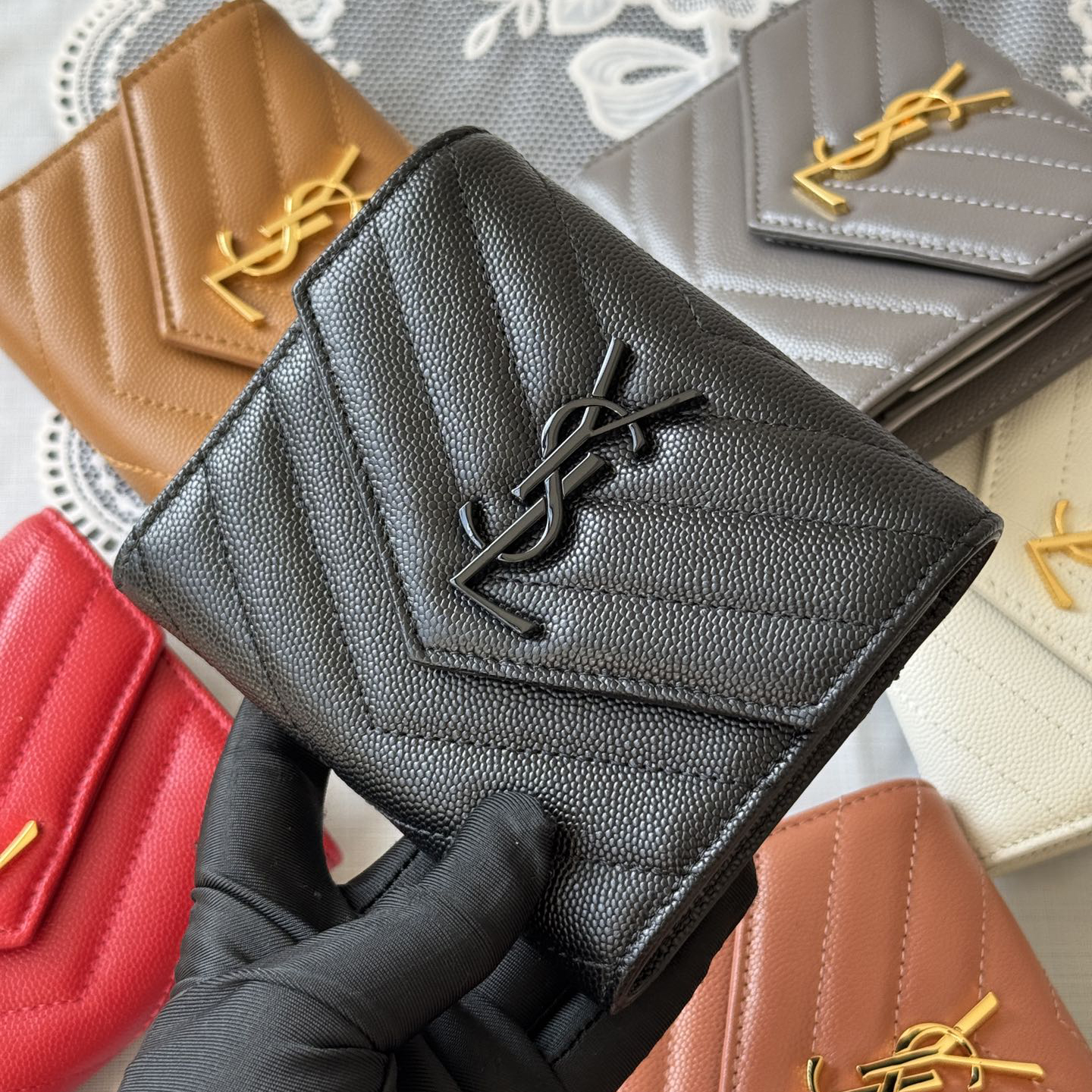 High-quality YSL wallet