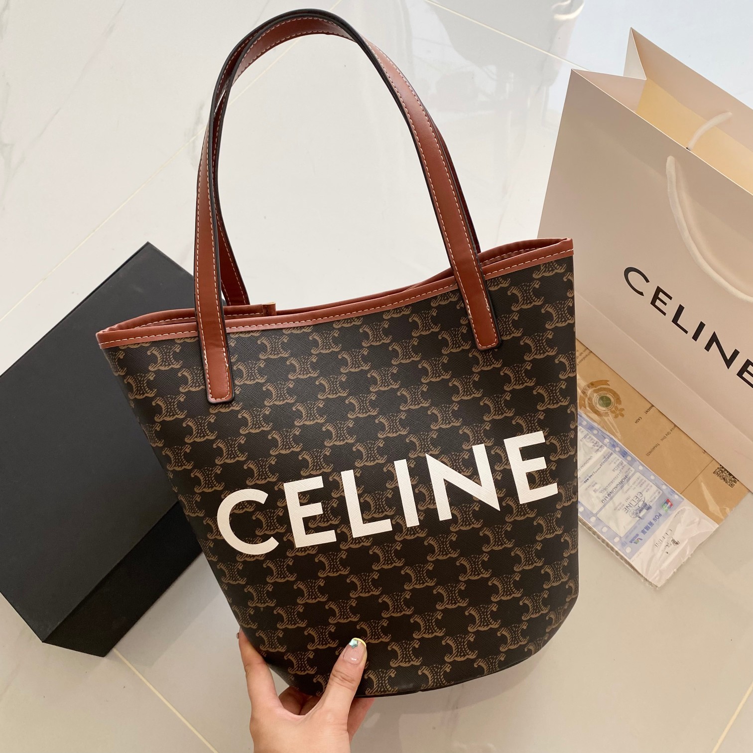 Celine shoulder handbag