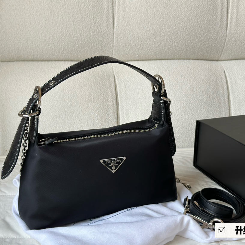 Prada Dumpling Bun chain handbag