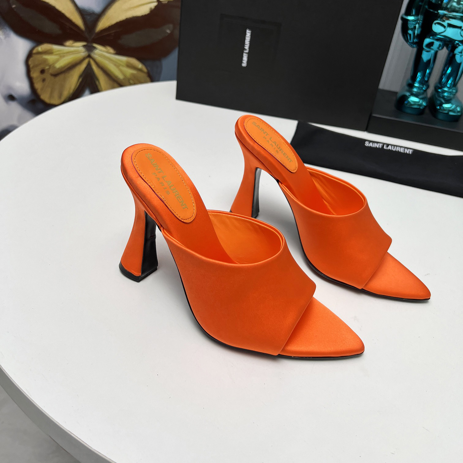 YSL Saint Laurent 24ss sandal genuine leather