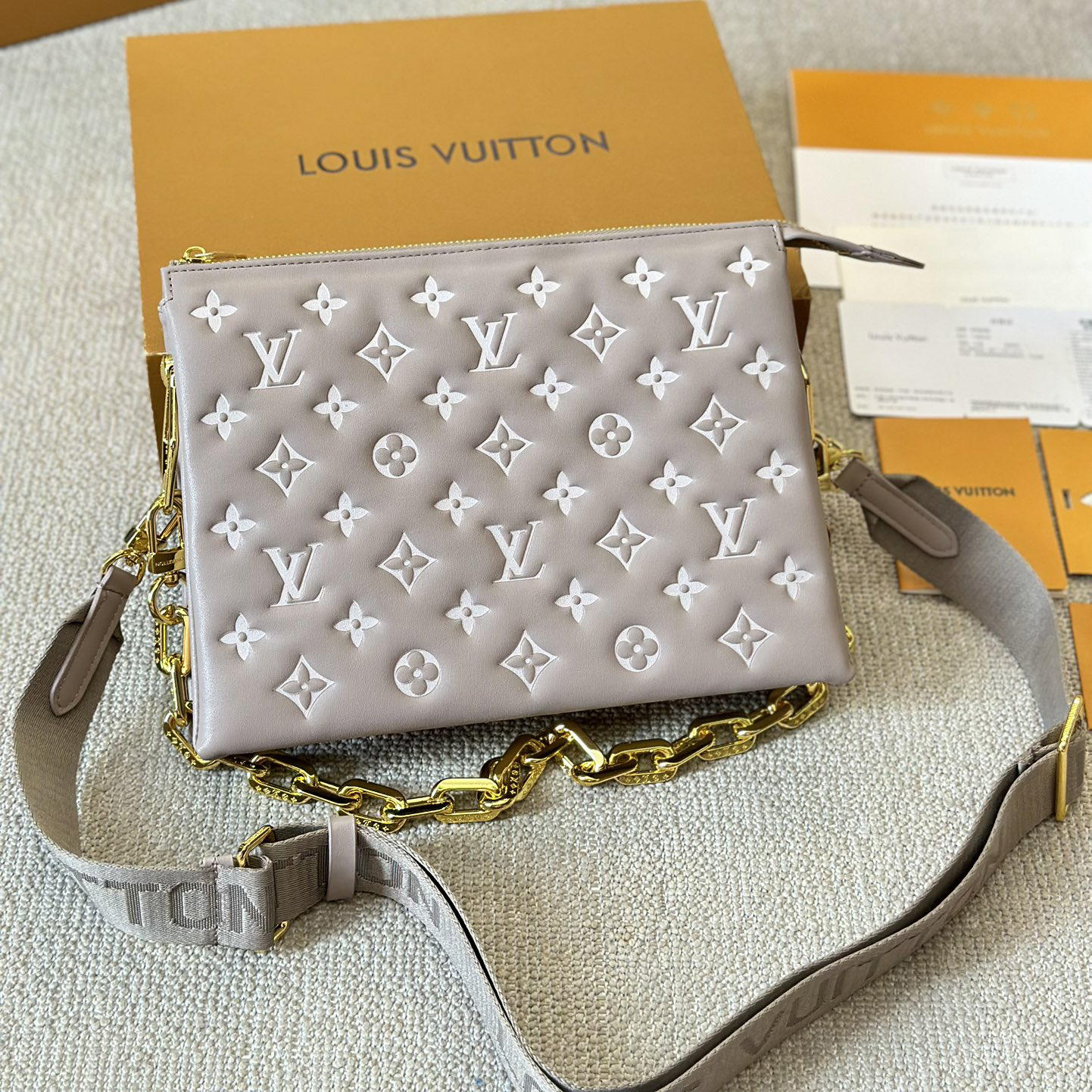 LV Coussin shoulder chain bag
