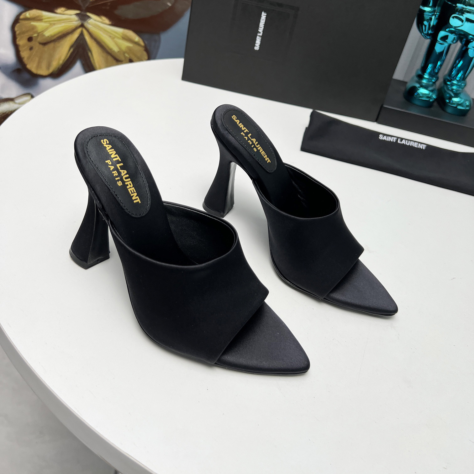 YSL Saint Laurent 24ss sandal genuine leather