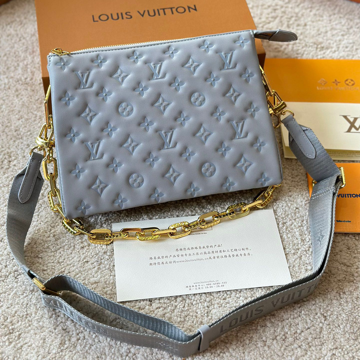 LV Coussin shoulder chain bag