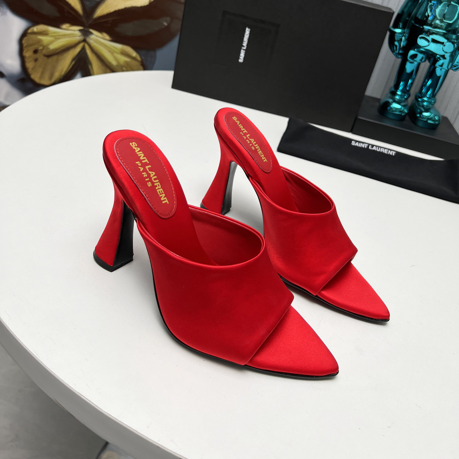YSL Saint Laurent 24ss sandal genuine leather