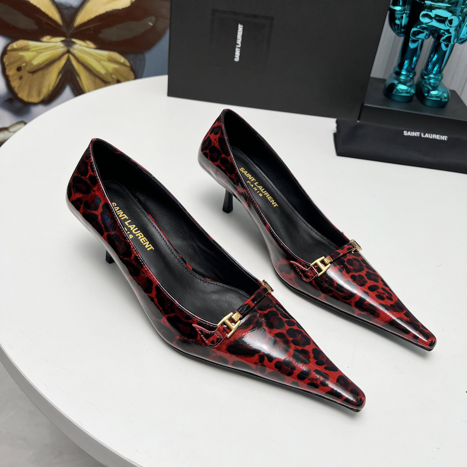 YSL Saint Laurent 24ss sandal genuine leather