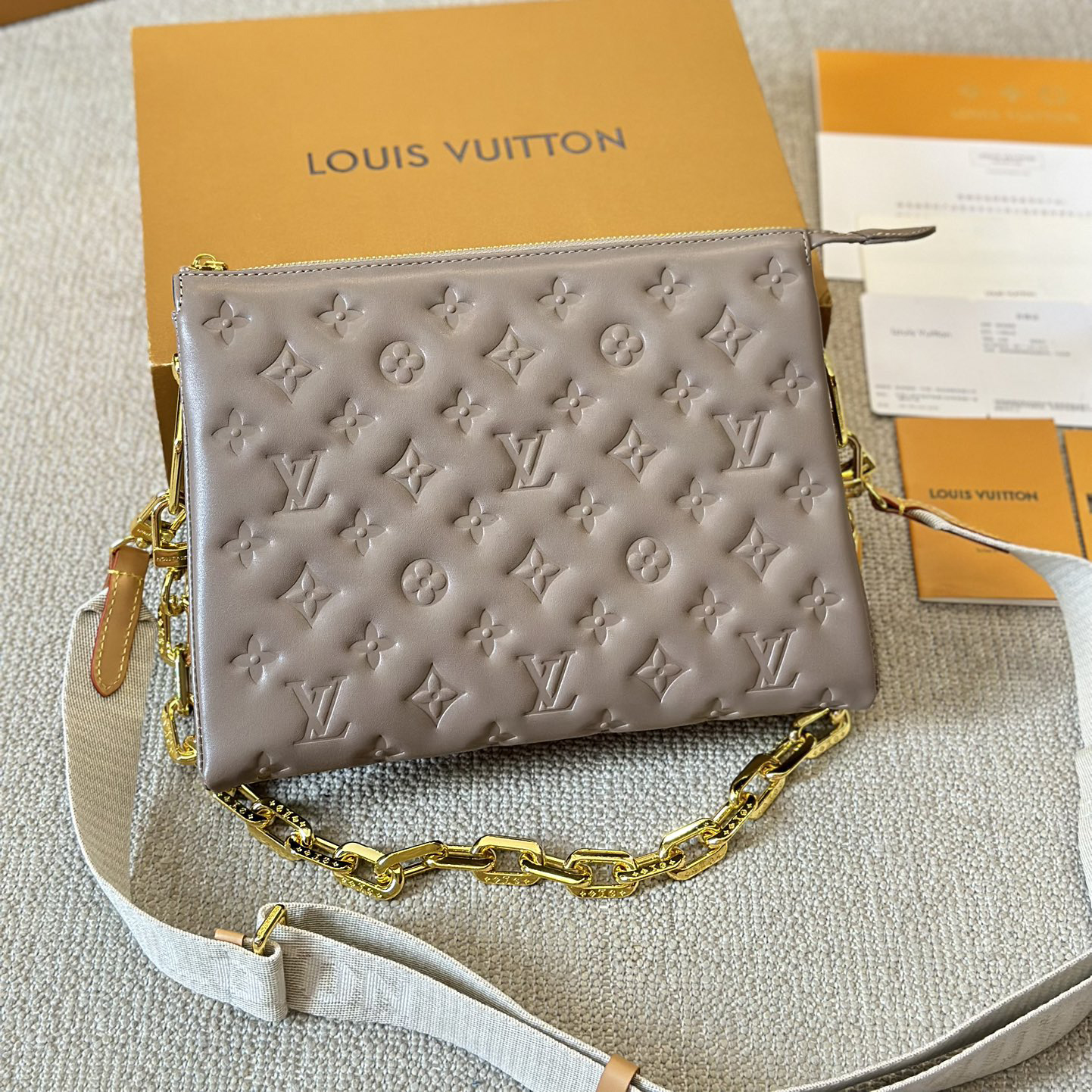 LV Coussin shoulder chain bag