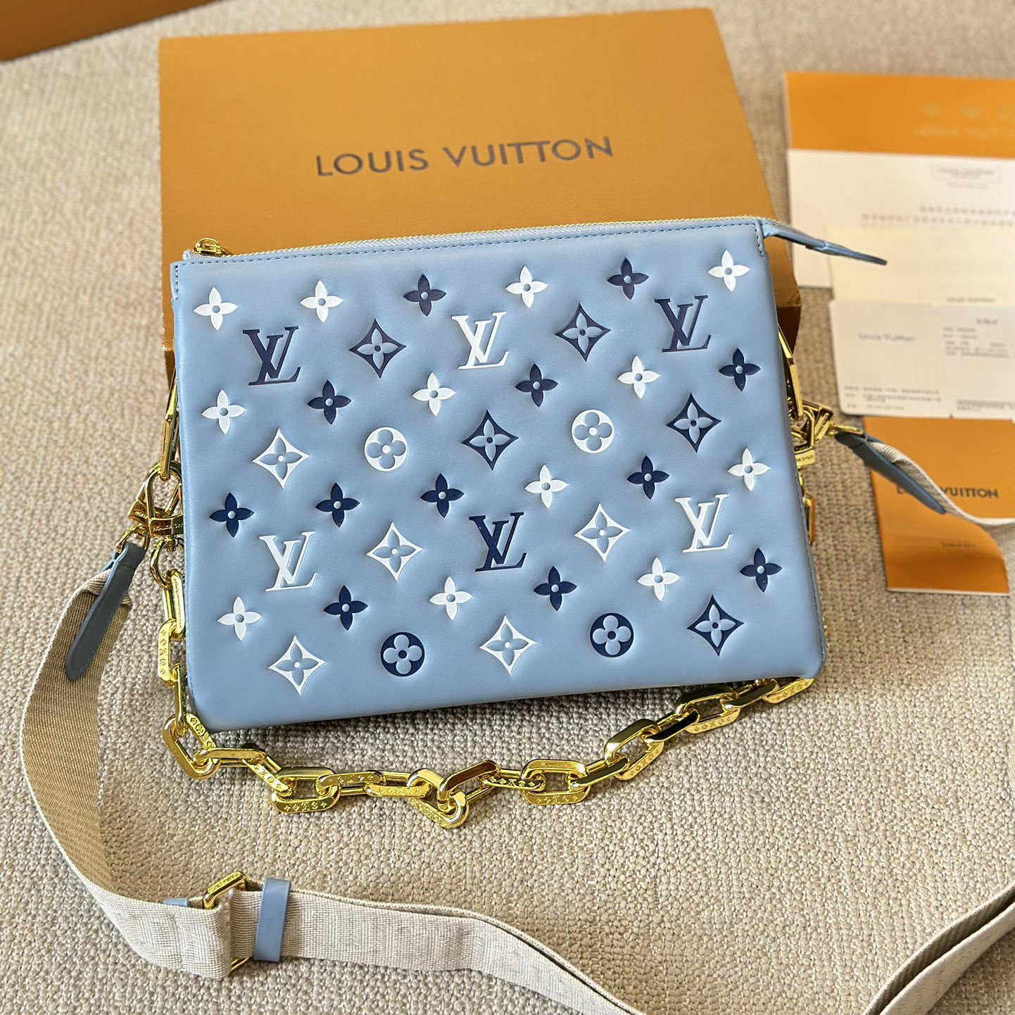 LV Coussin shoulder chain bag