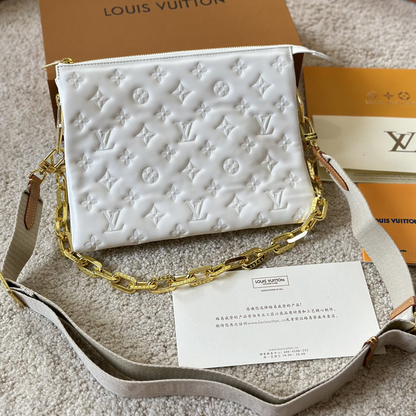 LV Coussin shoulder chain bag