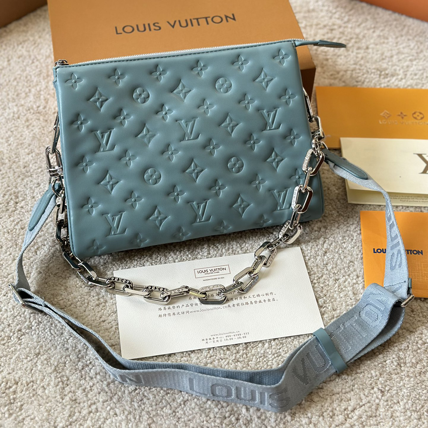 LV Coussin shoulder chain bag