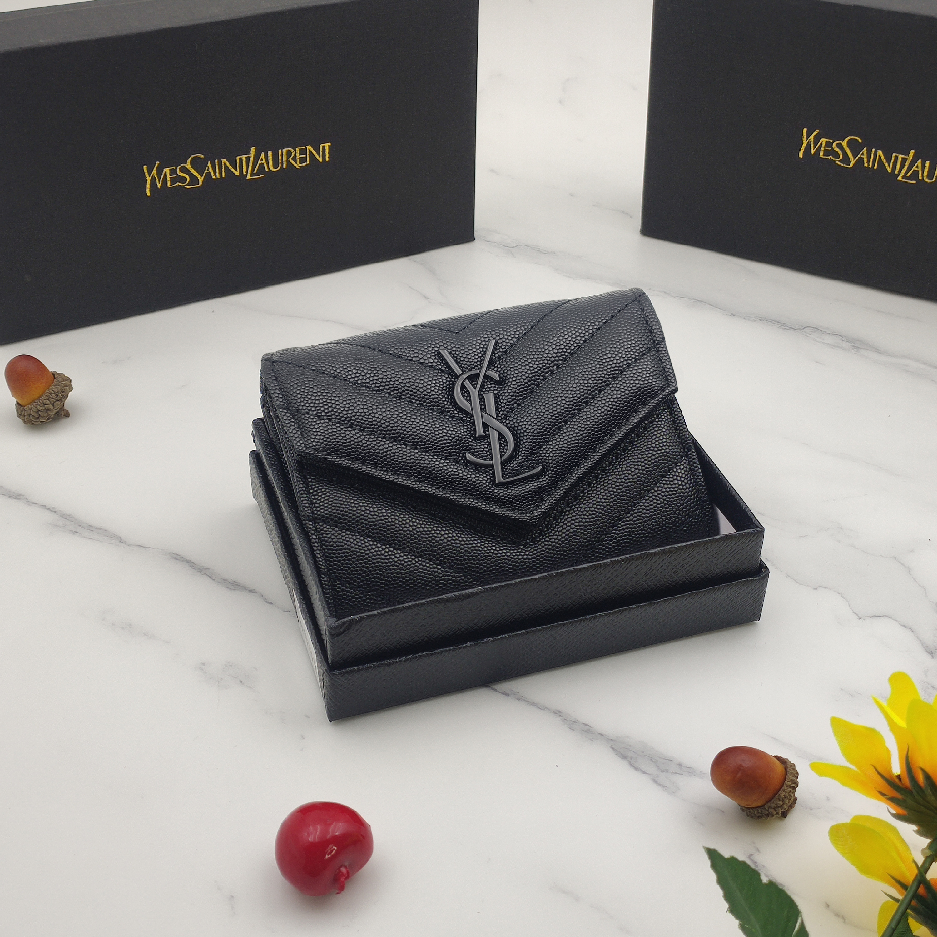 YSL wallet edition.