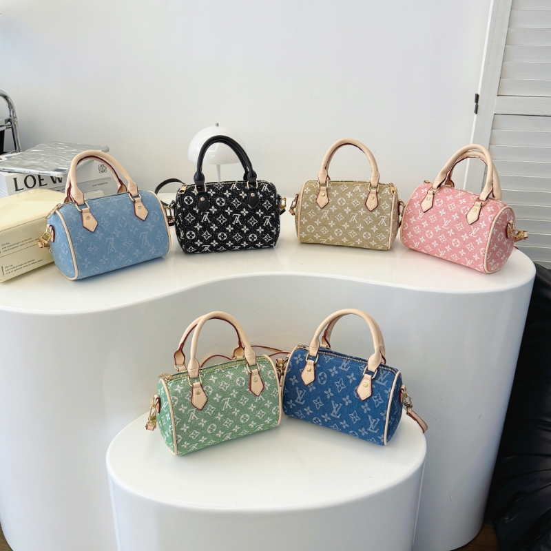 LV denim pillow bag