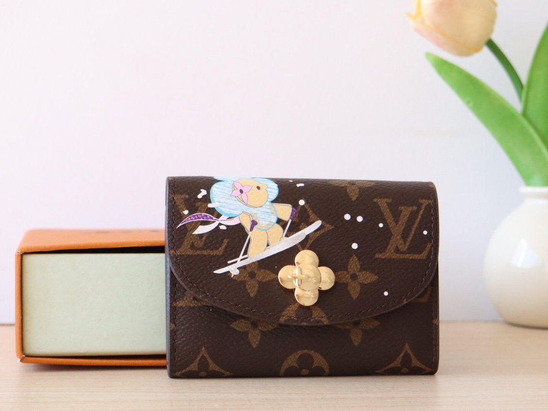 LV Charms Candy Factory Monogram Vivienne wallet card colder