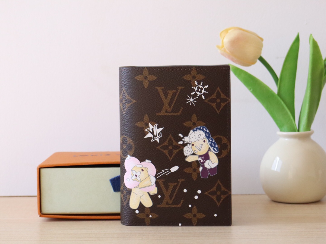 LV Charms Candy Factory Monogram Vivienne wallet card colder