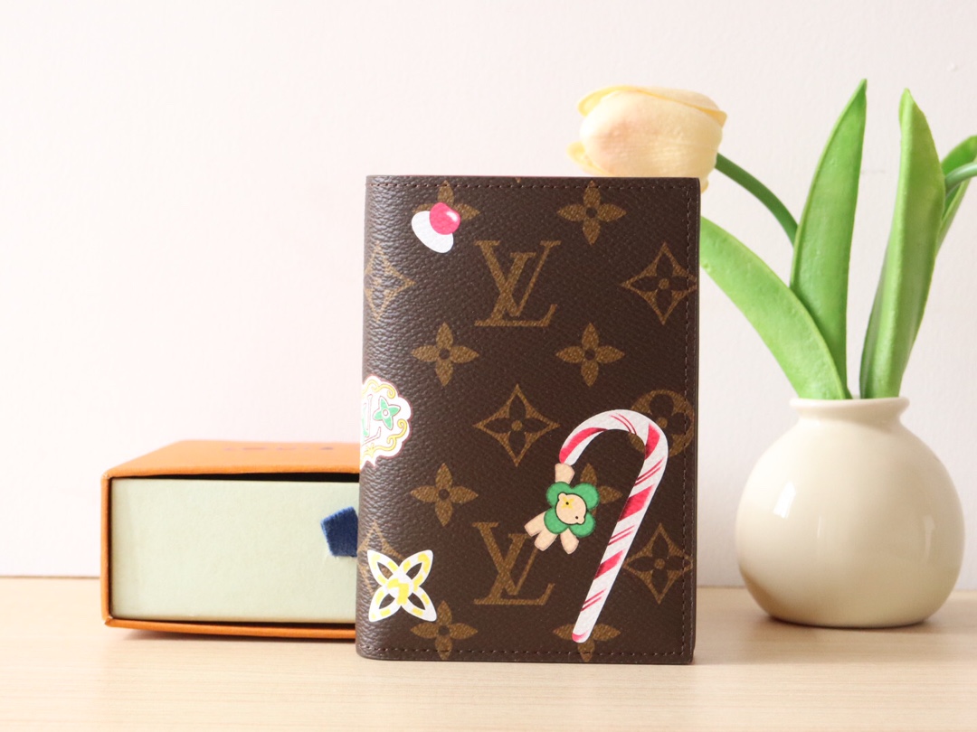 LV Charms Candy Factory Monogram Vivienne wallet card colder