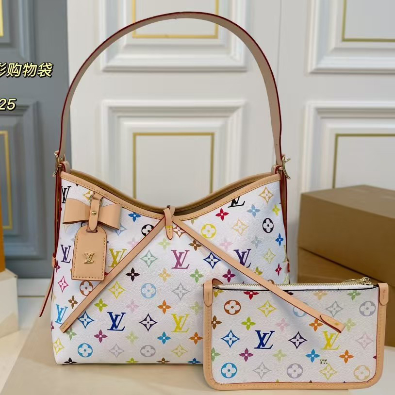LV Colorful handbag caryall bag