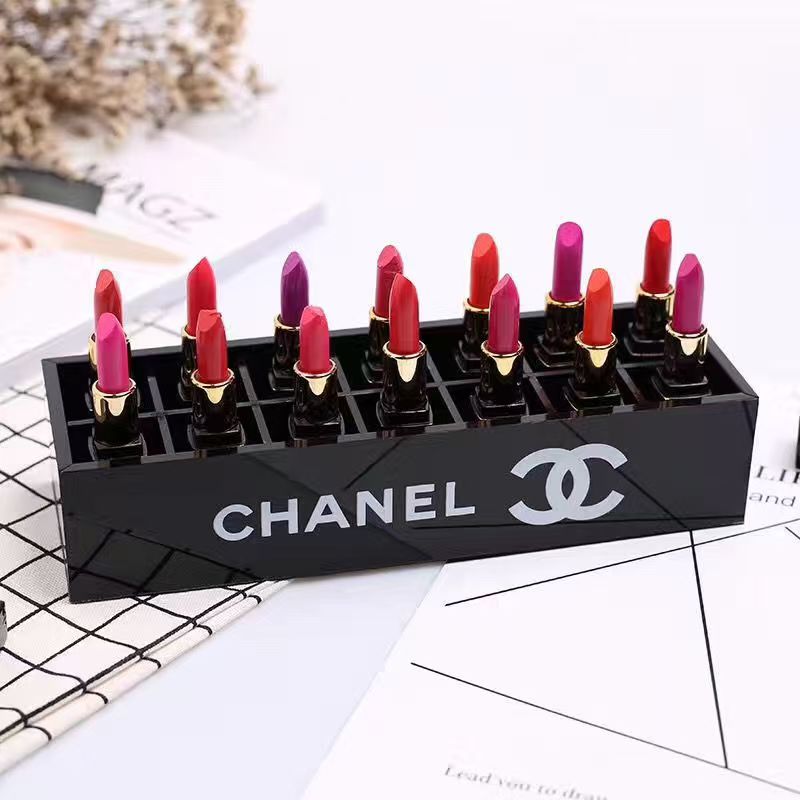 Chanel Acrylic cosmetic lipstick storage box