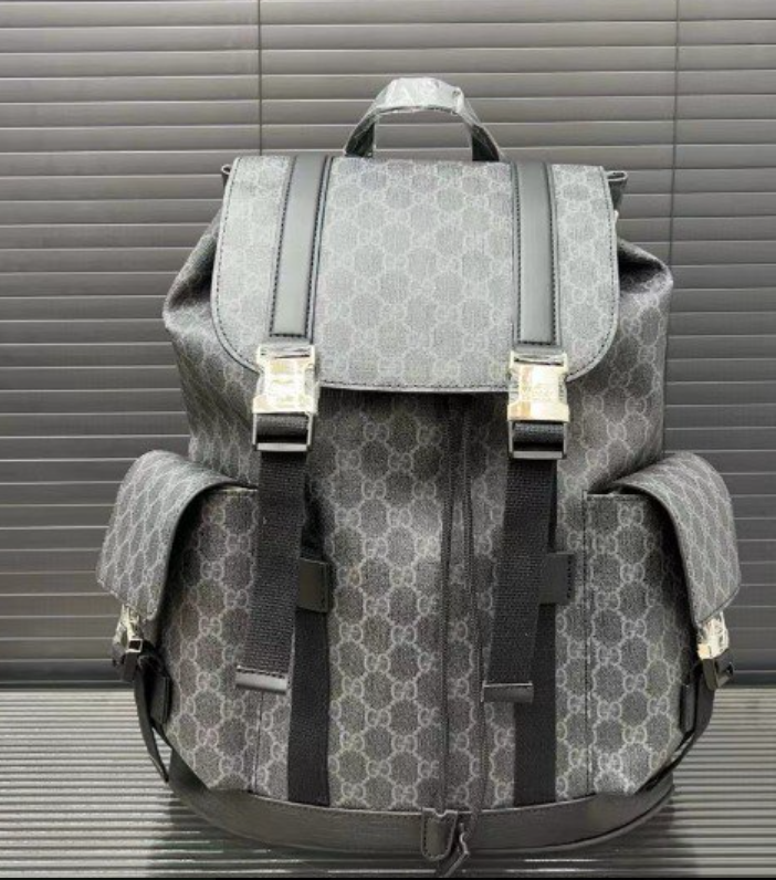 LV backpacks and Prada bag