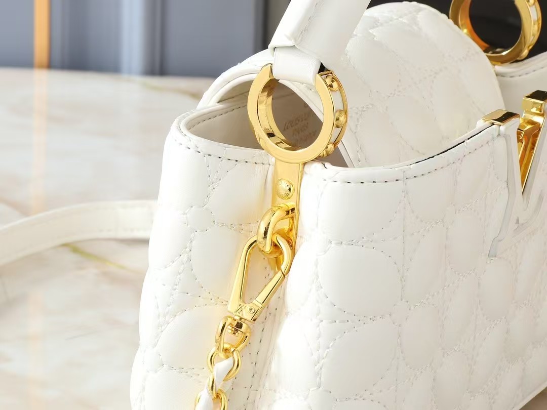 LV monogram capucines mini chain handbag