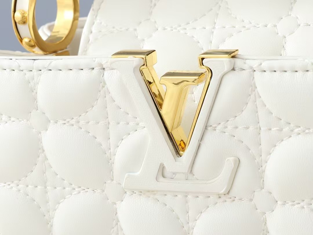 LV monogram capucines mini chain handbag