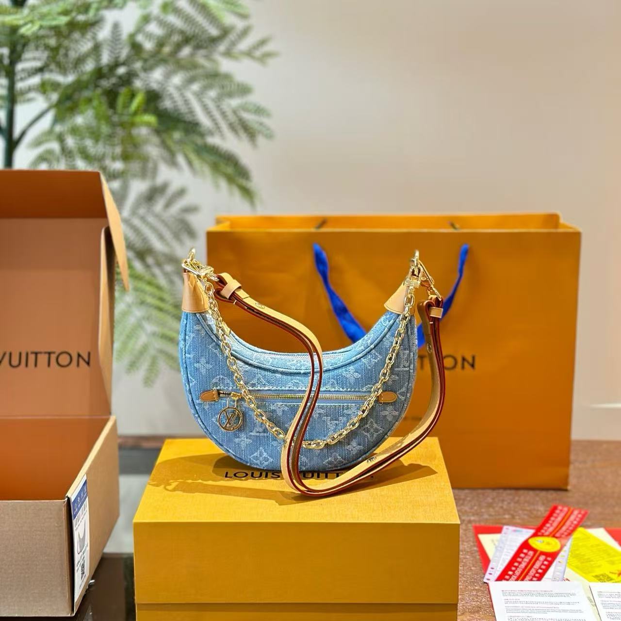 LV Louis Vuitton Moon Bag