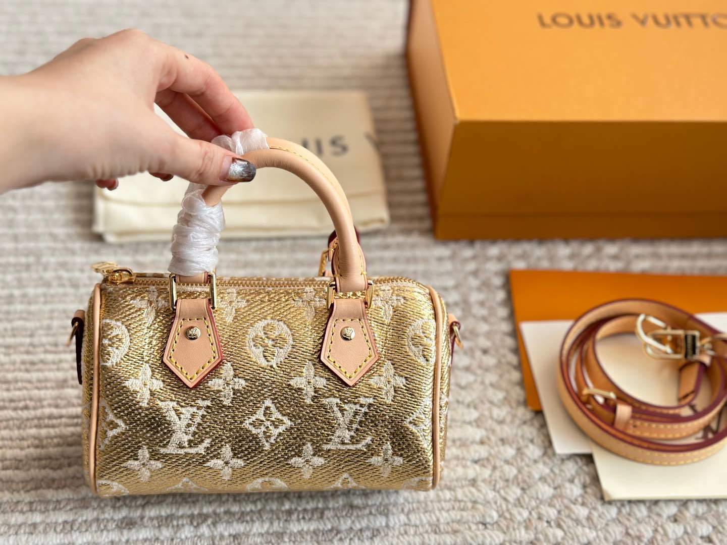 LV Nano Speedy 16 Retiro bag