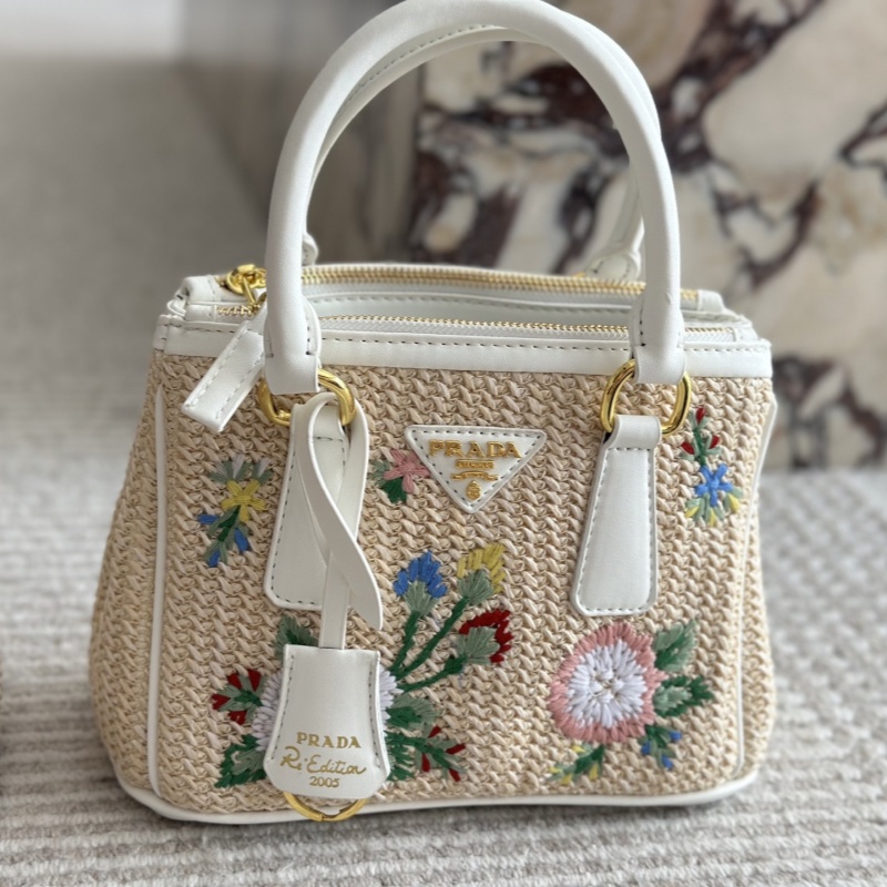 Prada Beautiful straw bag