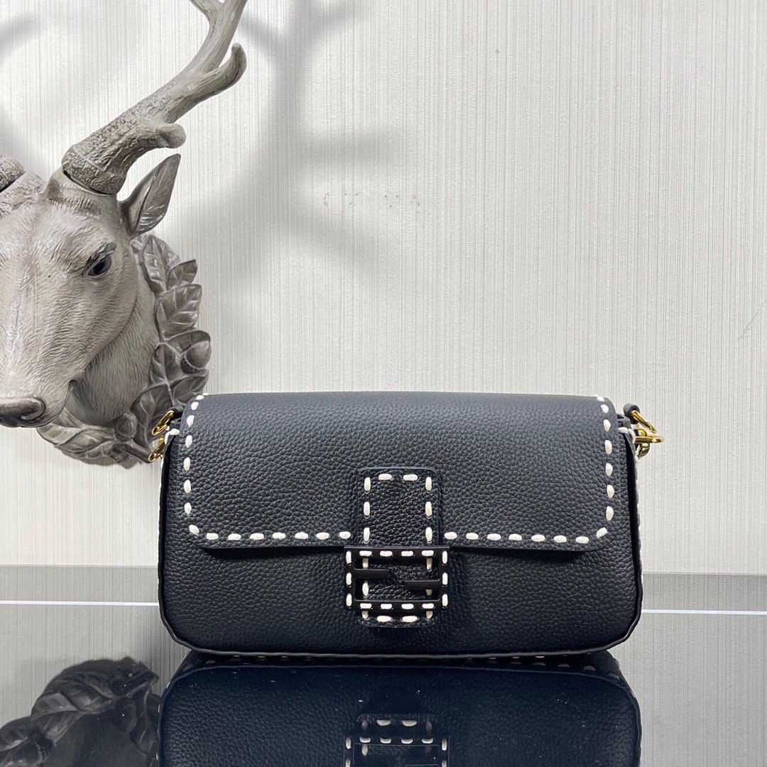 Fendi Baguette FF Togo crossbody bag