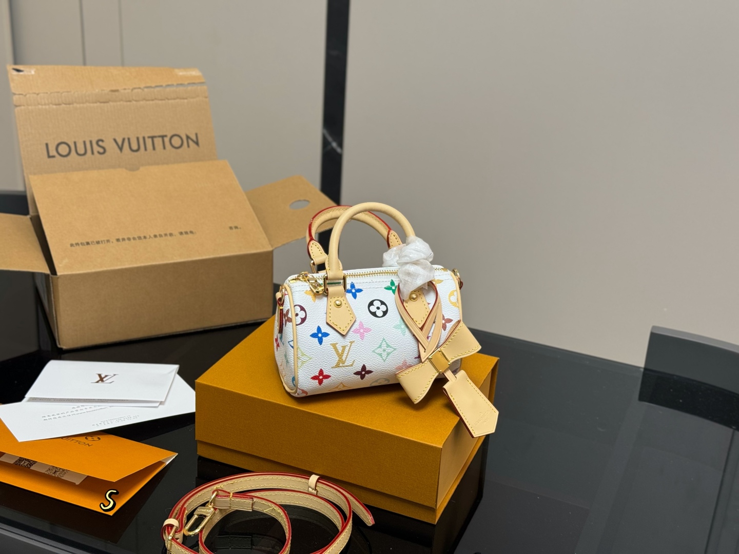 LV Nano Speedy Monogram handbag
