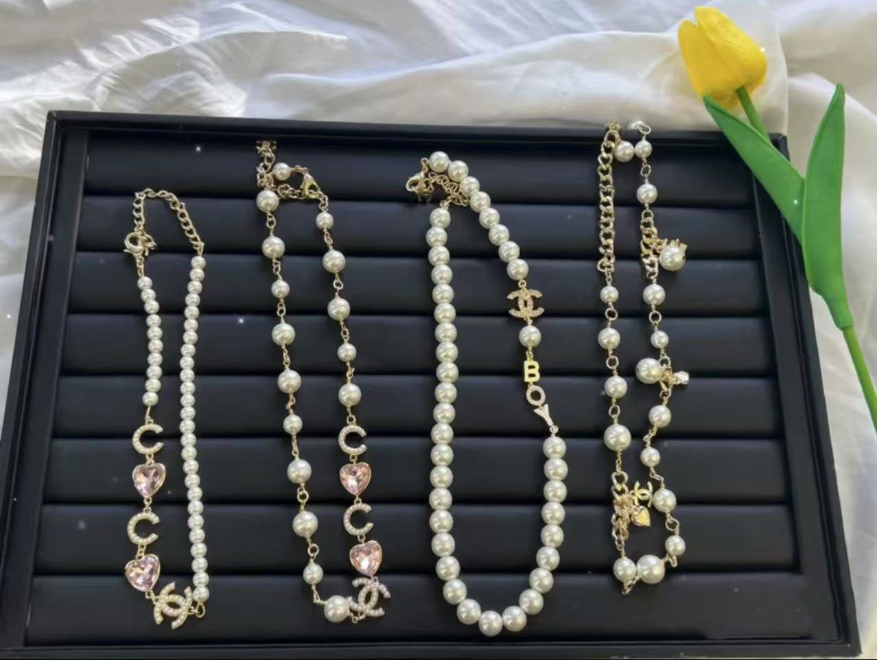 Chanel Pearl necklace collection