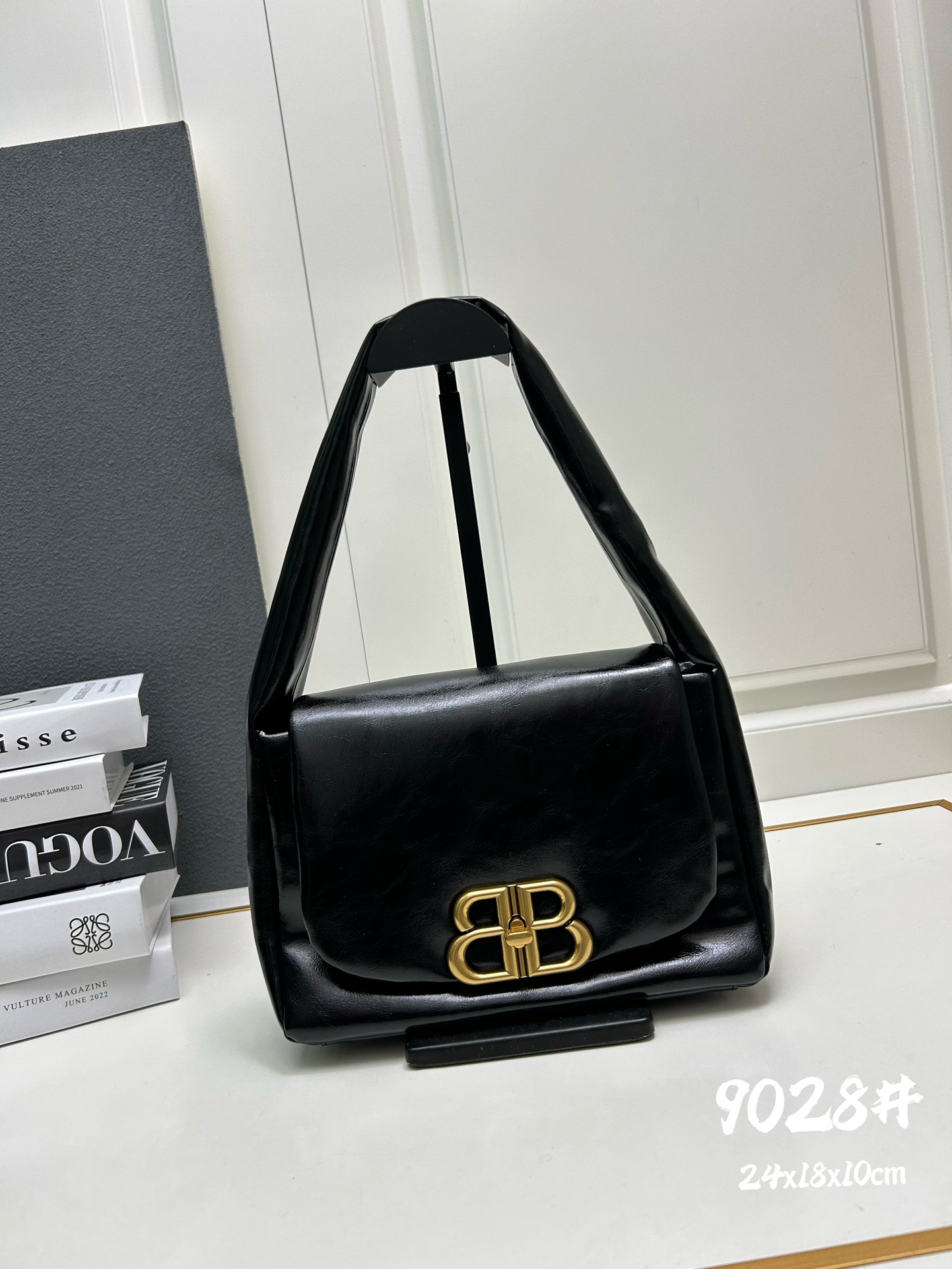 Balenciaga Monaco HOBO BB logo handbag