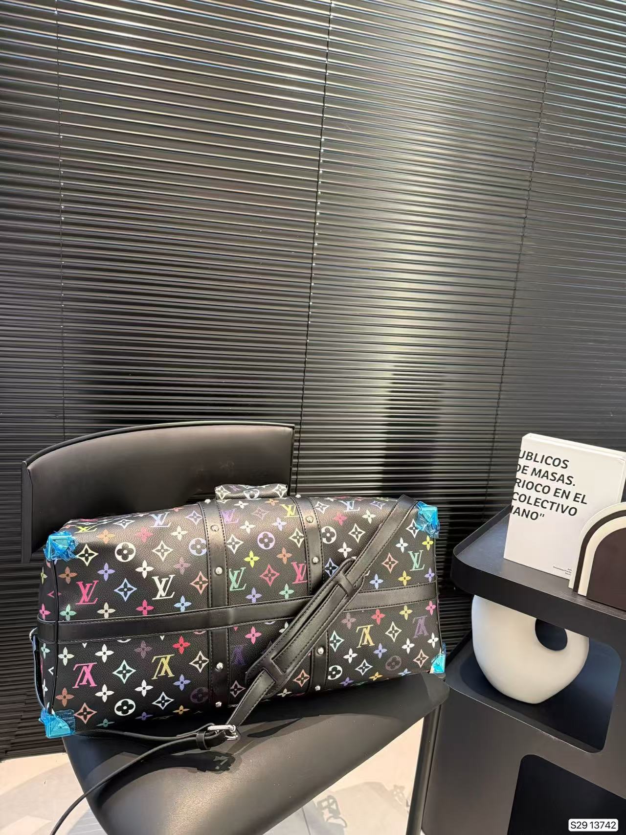 LV Tri-color series travel bag