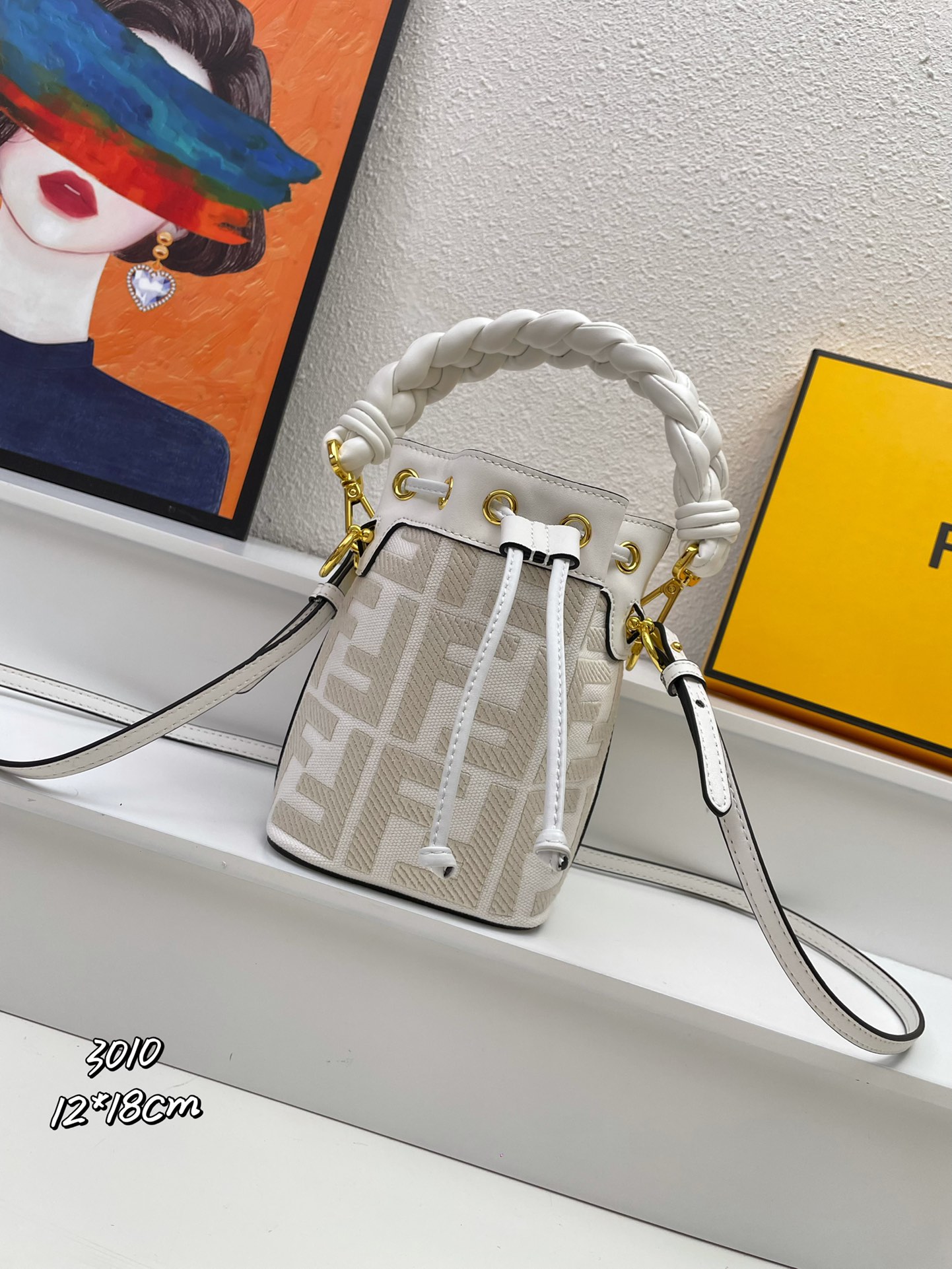 Fendi Mon Tresor  bucket bag