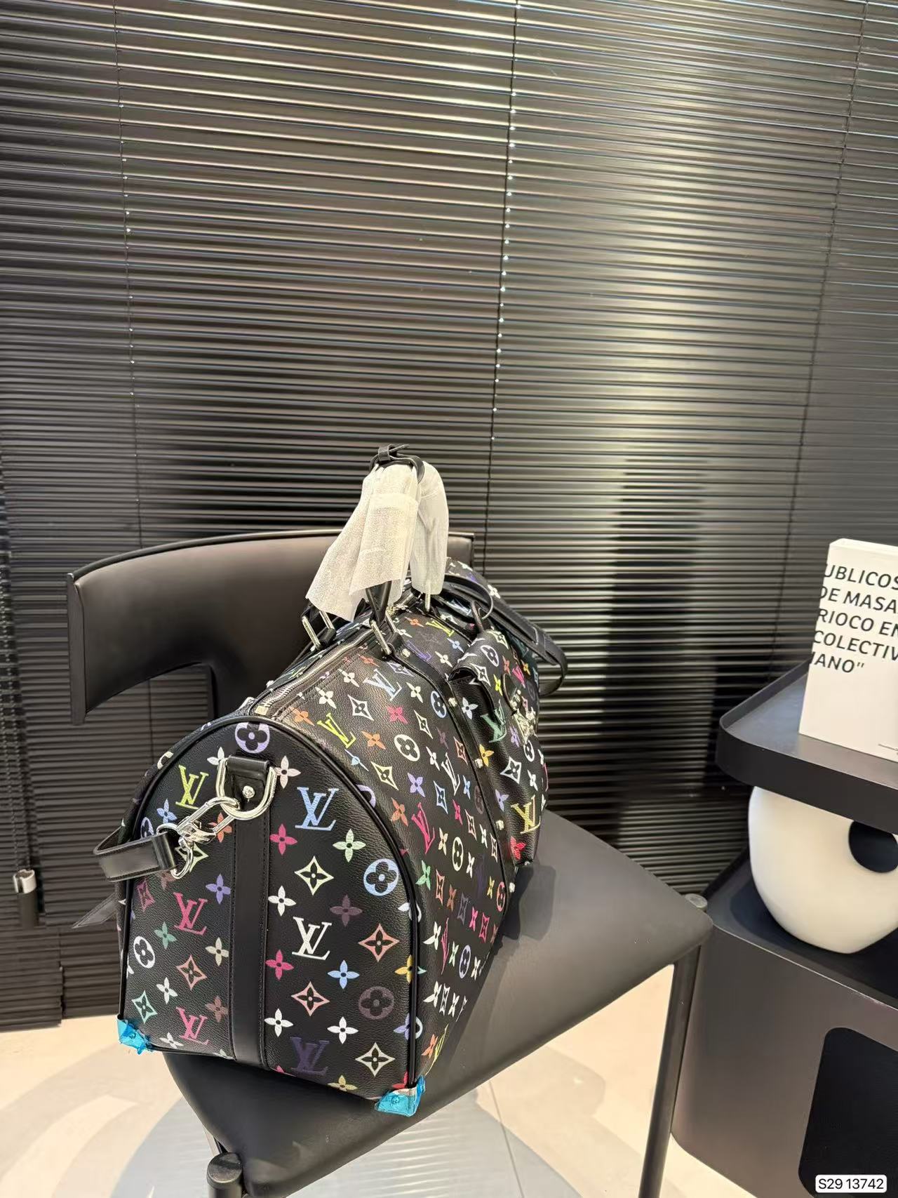 LV Tri-color series travel bag