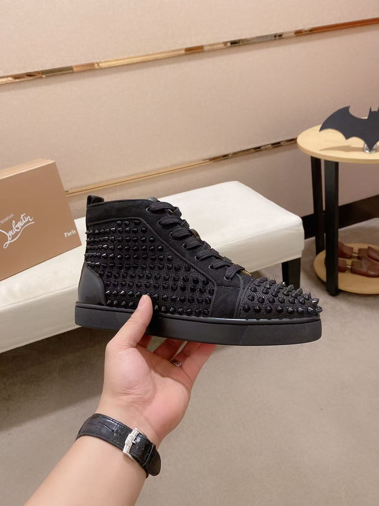 CL red sole series men's shoes