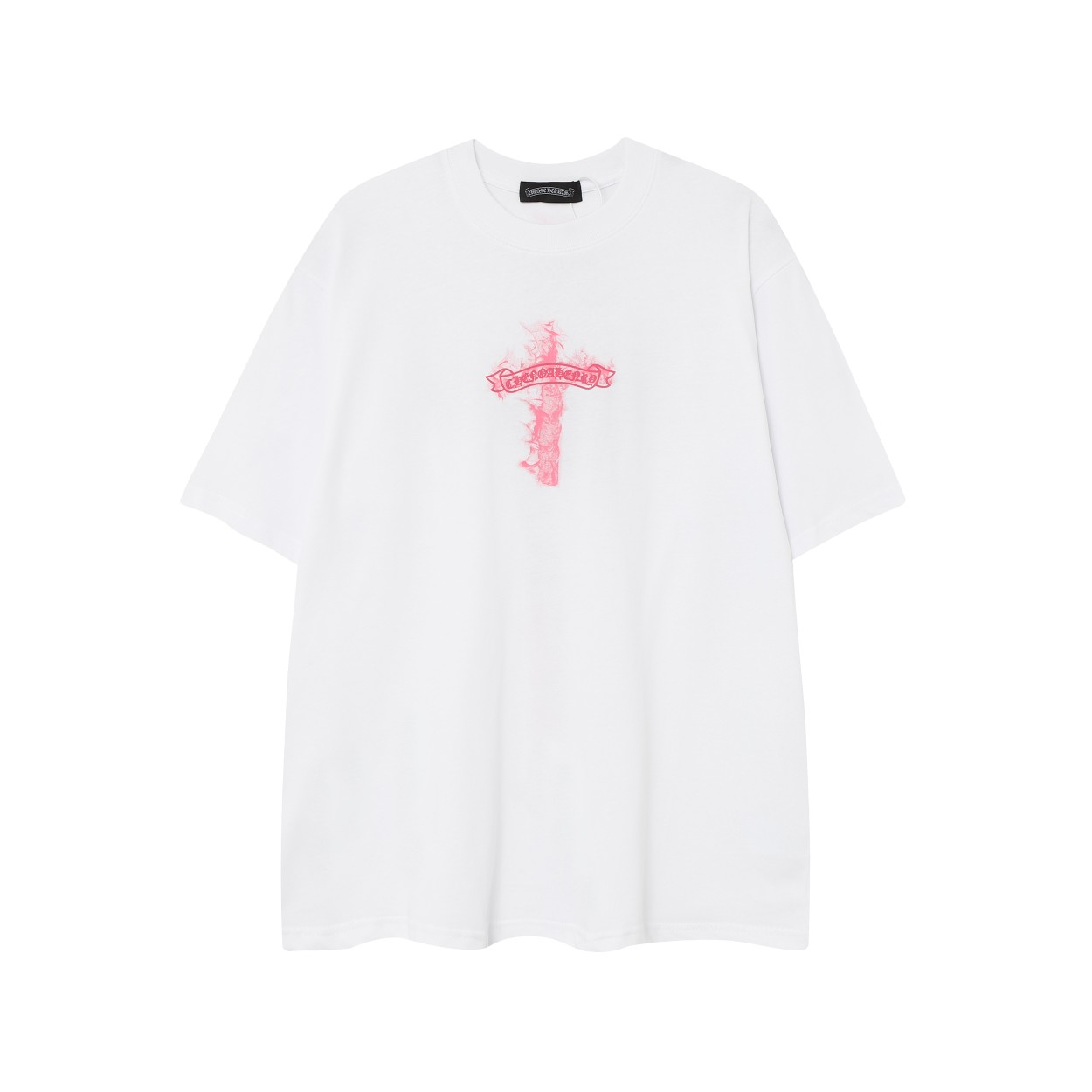 Chrome hearts Cross Sanskrit letters men's and women's T-shirts