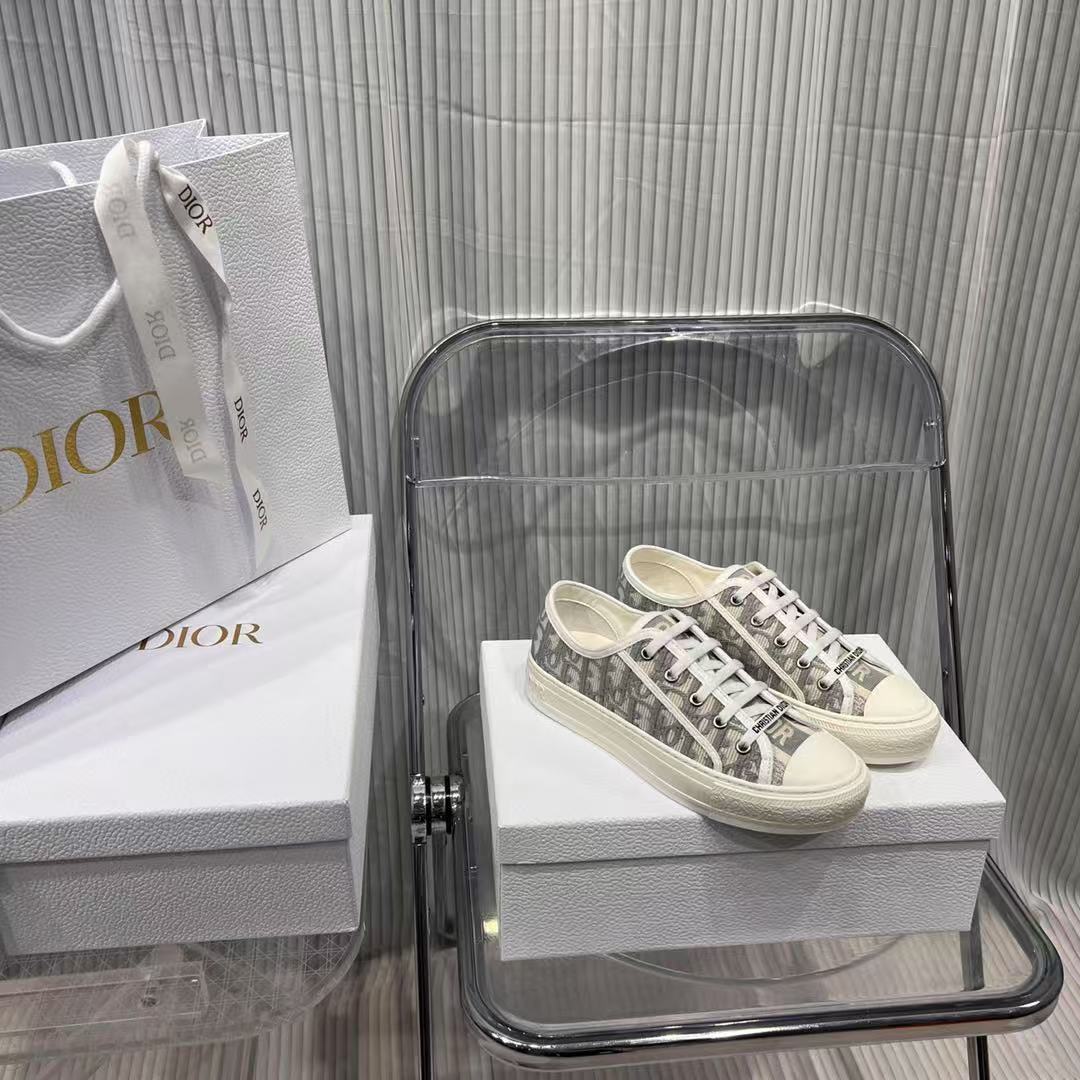 DIOR classic embroidered casual shoes